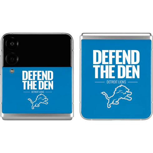 NFL Detroit Lions Team Motto Galaxy Z Flip4 5G Skin